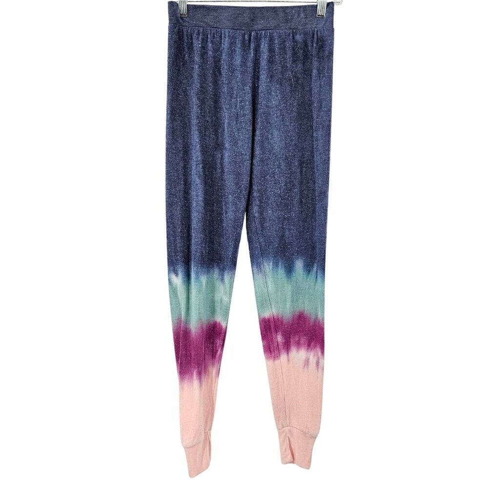 Wildfox Jack Tie Dye Jogger Pants Multicolor Women’s Size XS NEW Athleisure Boho